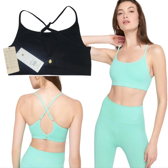 Spiritual Gangster Other - Spiritual Gangster Tatum Seamless Bra Black Sports Bra